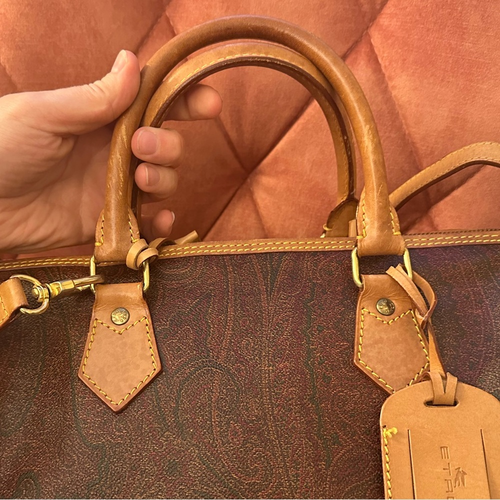 Etro Paisley Jacquard Boston Bag - Picture 12 of 16